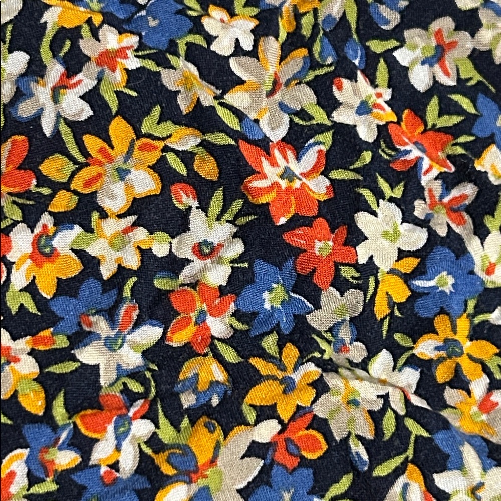 Zara Basic fun feminine cute busy flowers spring summer comfy jumper